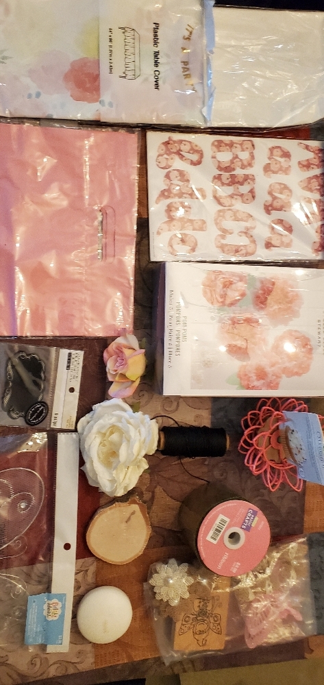 Pink Girly Party supplies